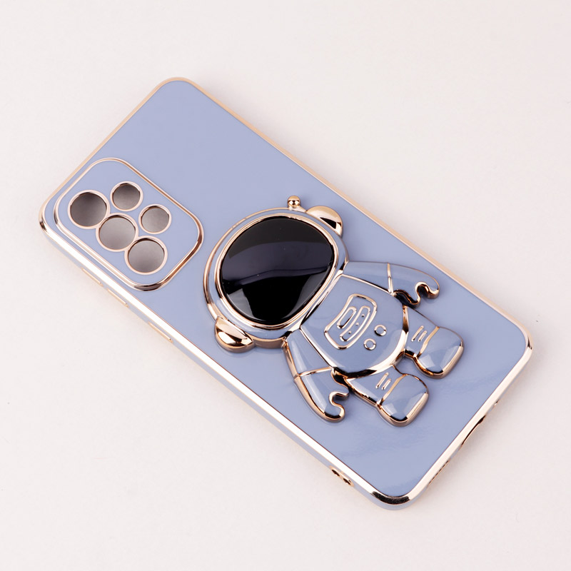 قاب براق My Case استند آدمکی محافظ لنزدار Samsung Galaxy A33 5G