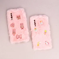 قاب فانتزی عروسکی پشمالو محافظ لنزدار Samsung Galaxy A50