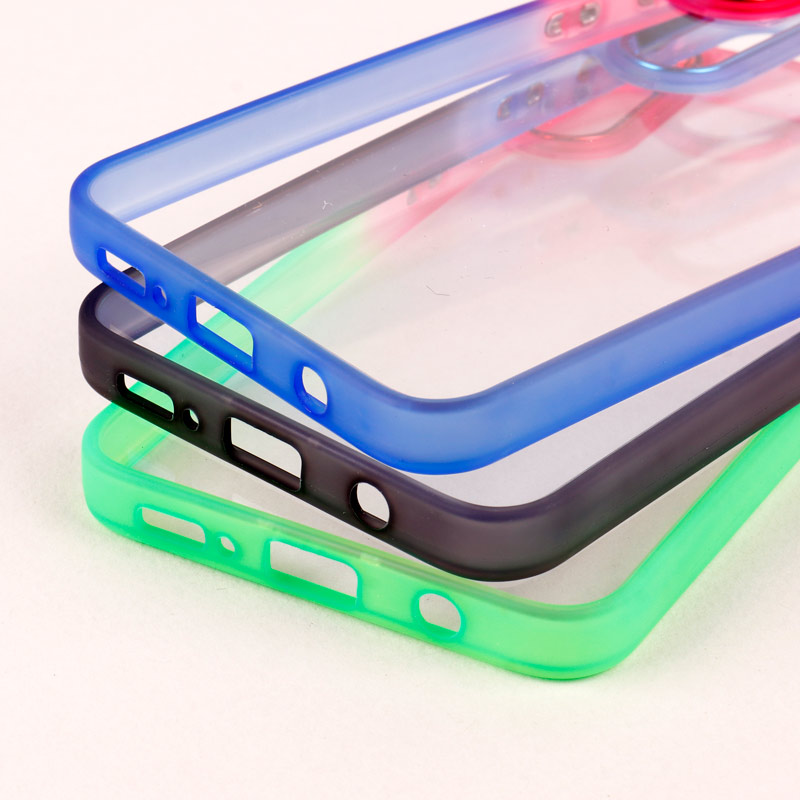 قاب PC شفاف متال ایرون دو رنگ Samsung Galaxy A50s / A30s
