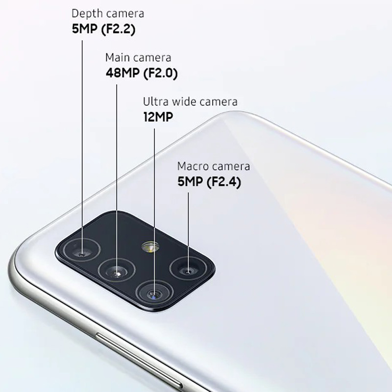 گوشی موبایل سامسونگ Samsung Galaxy A51 Dual Sim ظرفیت 128 گیگابایت و رم 8 گیگابایت