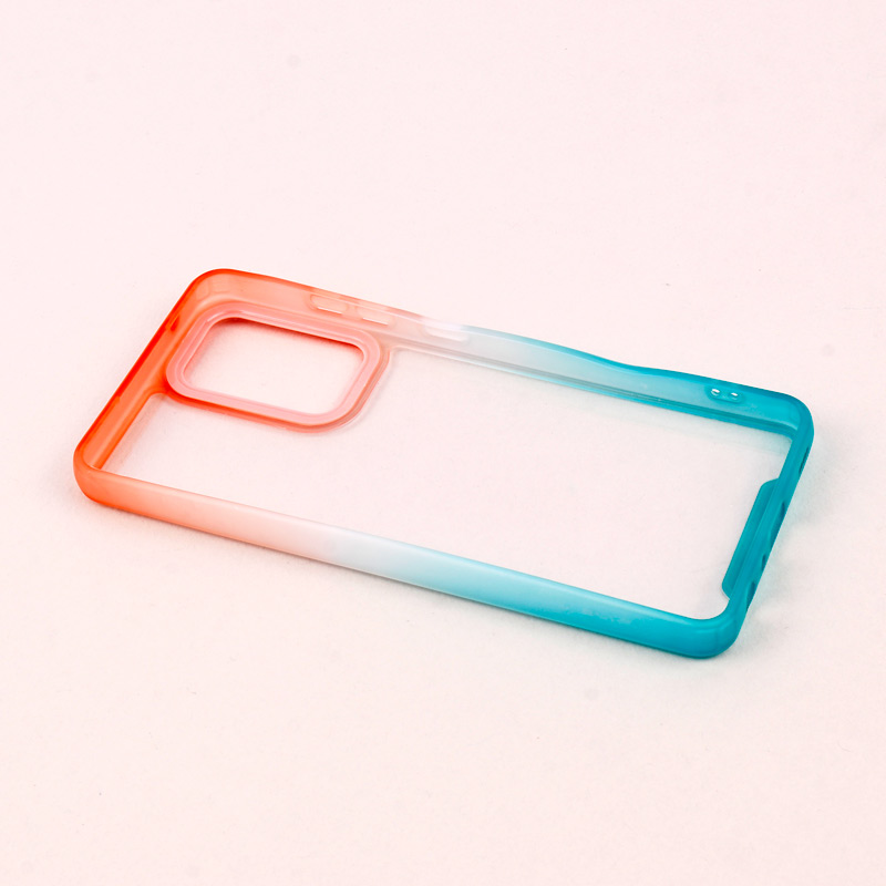 قاب PC شفاف دو رنگ + بند آویز Samsung Galaxy A52 / A52s