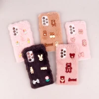 قاب فانتزی عروسکی پشمالو محافظ لنزدار Samsung Galaxy A73