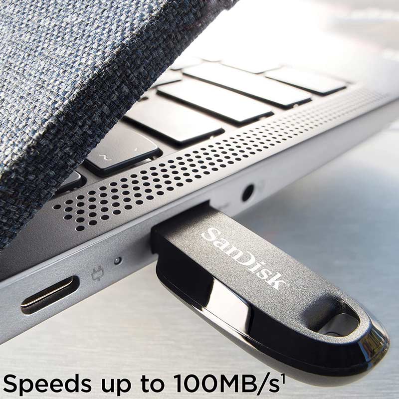 فلش 128 گیگ سن دیسک Sandisk Ultra Curve USB3.2