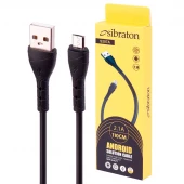 کابل میکرو یو اس بی 2.1 آمپر سیبراتون S207A طول 1.1 متر