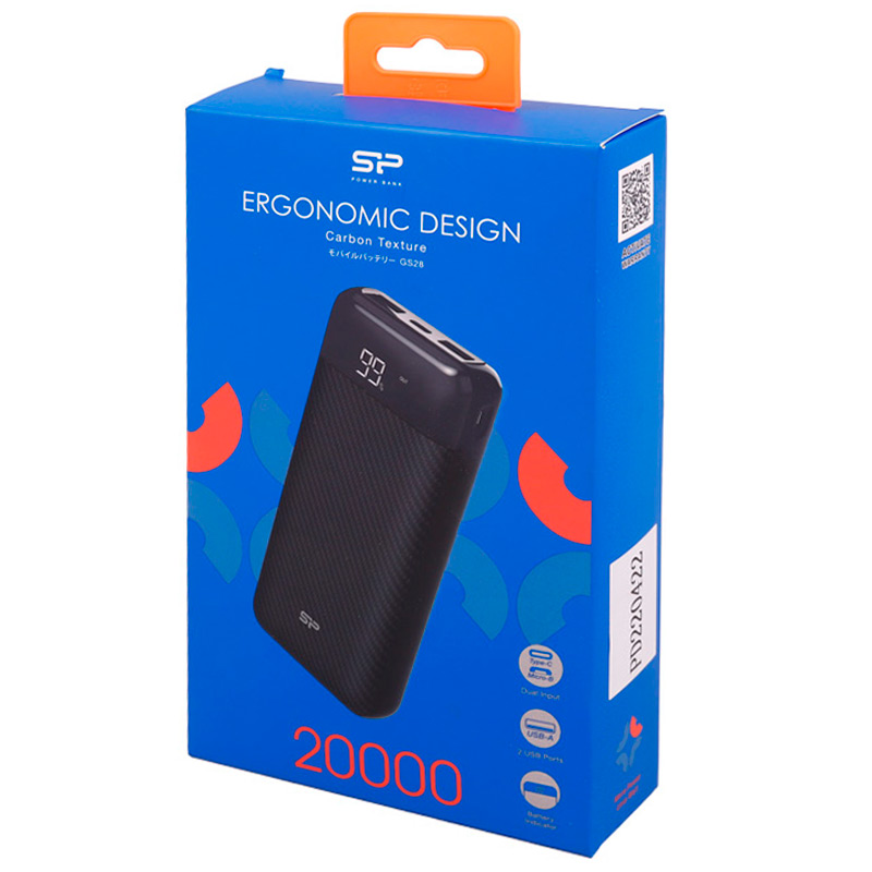 پاور بانک 20000 سیلیکون پاور Silicon Power GS28 10.5W + چهار عدد کابل هدیه