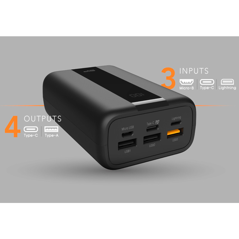 پاور بانک فست شارژ 30000 سیلیکون پاور Silicon Power QX55 QC3.0 PD 22.5W