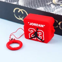 محافظ AirPods 3 سیلیکونی Jordan چمدانی قرمز