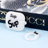 محافظ AirPods 3 سیلیکونی Sup سفید