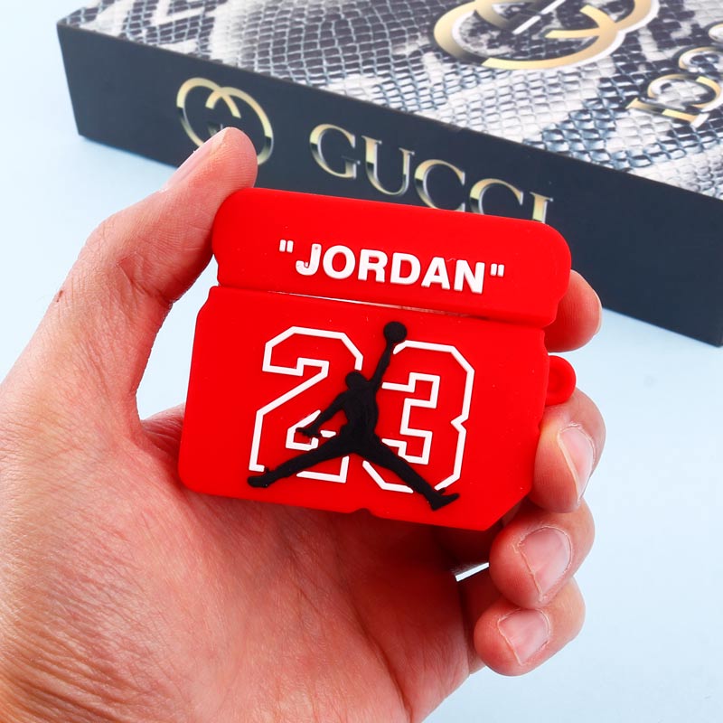 محافظ AirPods 3 سیلیکونی Jordan چمدانی قرمز