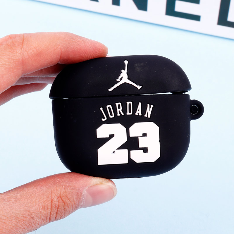 محافظ AirPods 3 سیلیکونی Jordan مشکی