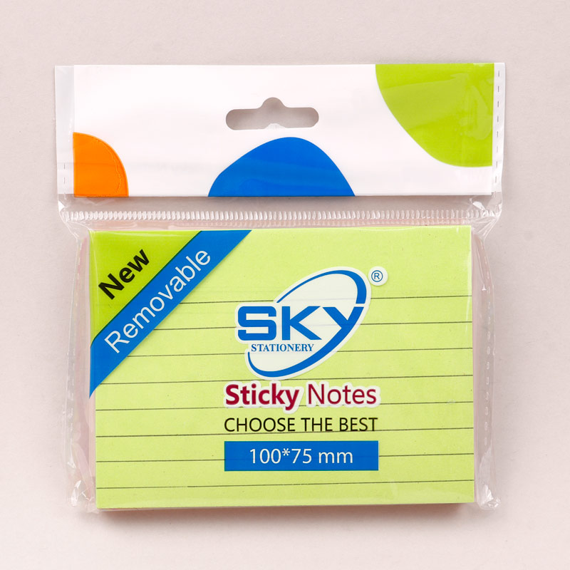 کاغذ یادداشت چسب دار Sky Stationery 7.5*10cm بسته 100 برگی