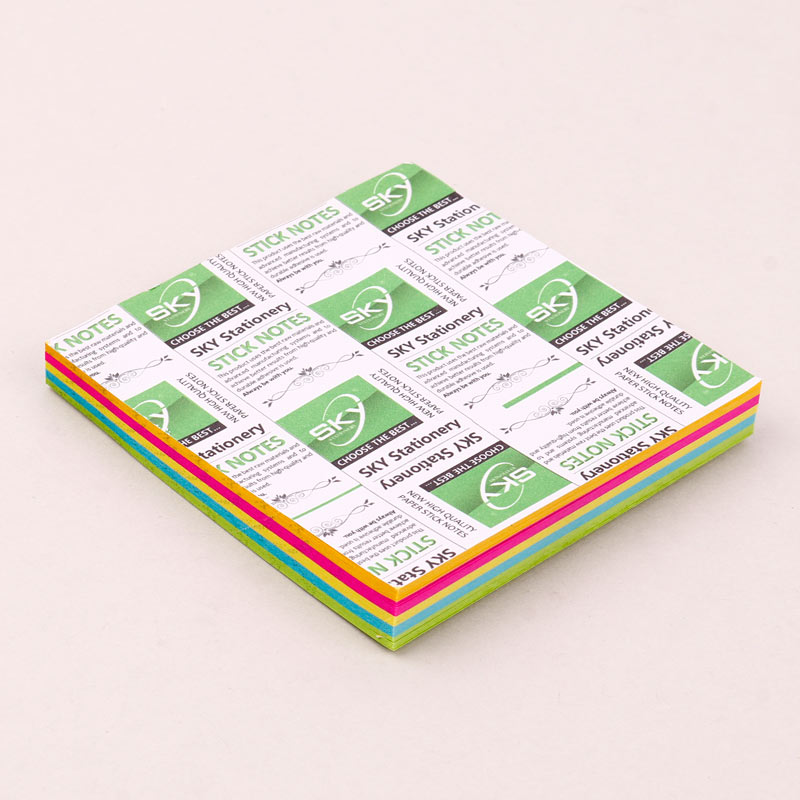 کاغذ یادداشت چسب دار Sky Stationery 7.5*7.5cm بسته 100 برگی