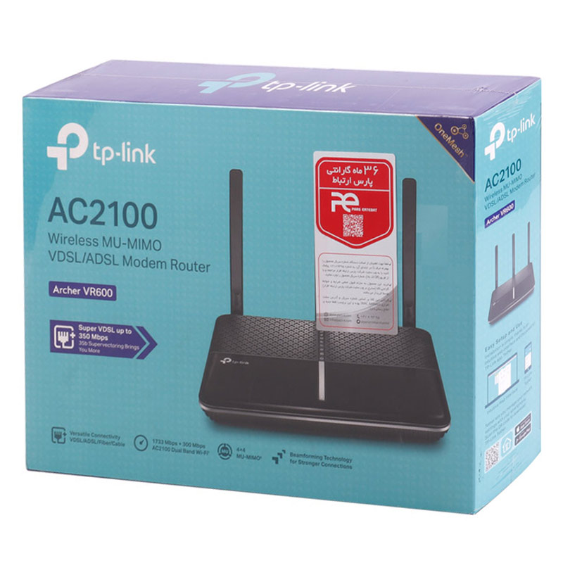 مودم روتر ADSL2+ / VDSL تی پی لینک Archer VR600