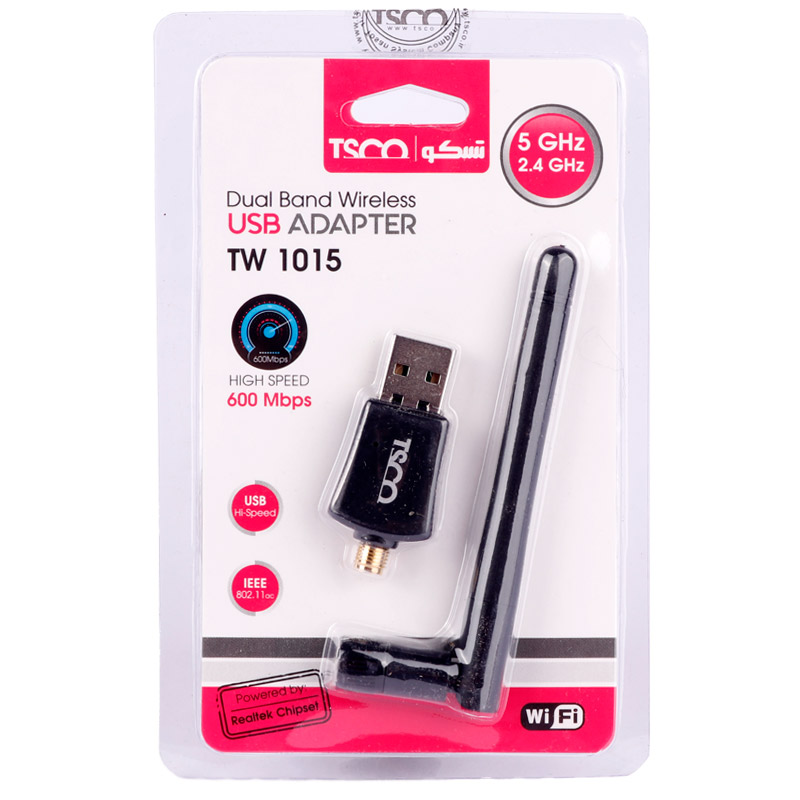 کارت شبکه بی سیم آنتن دار TSCO TW 1015 150Mbps