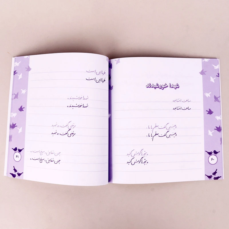 کتاب آموزش خط تحریری زیبا بنویسیم فارسی ششم دبستان استاد تبریزی انتشارات قدیانی