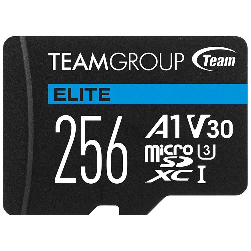 رم میکرو 256 گیگ تیم گروپ TeamGroup Elite A1 V30 U3 C10 100MB/s + خشاب