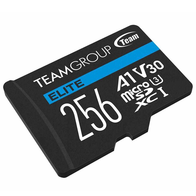 رم میکرو 256 گیگ تیم گروپ TeamGroup Elite A1 V30 U3 C10 100MB/s + خشاب