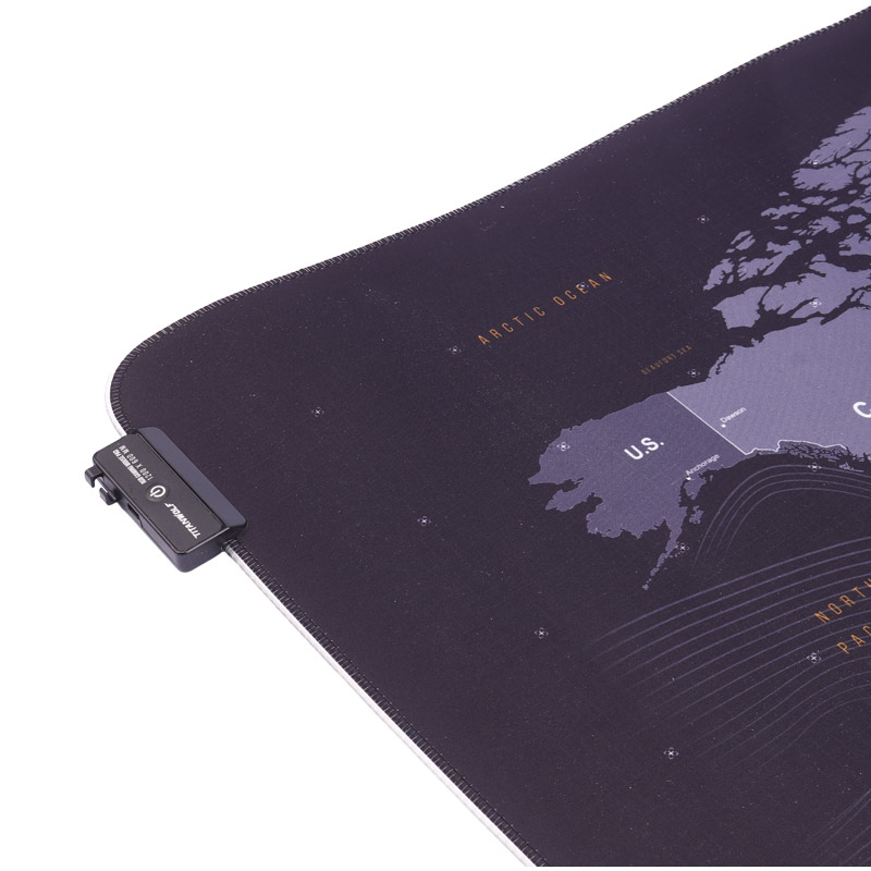 پد موس گیمینگ Titanwolf Global Lighting 60*120cm طرح Map