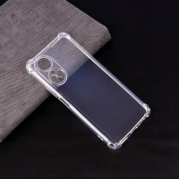قاب ژله ای ضربه گیر بی رنگ محافظ لنزدار Honor X7