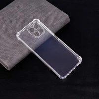 قاب ژله ای ضربه گیر بی رنگ محافظ لنزدار Honor X8 4G
