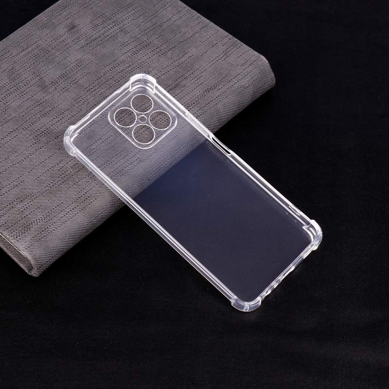 قاب ژله ای ضربه گیر بی رنگ محافظ لنزدار Honor X8 4G