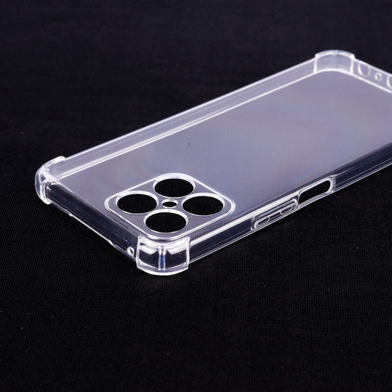 قاب ژله ای ضربه گیر بی رنگ محافظ لنزدار Honor X8 4G