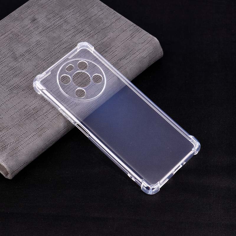 قاب ژله ای ضربه گیر بی رنگ محافظ لنزدار Honor X9