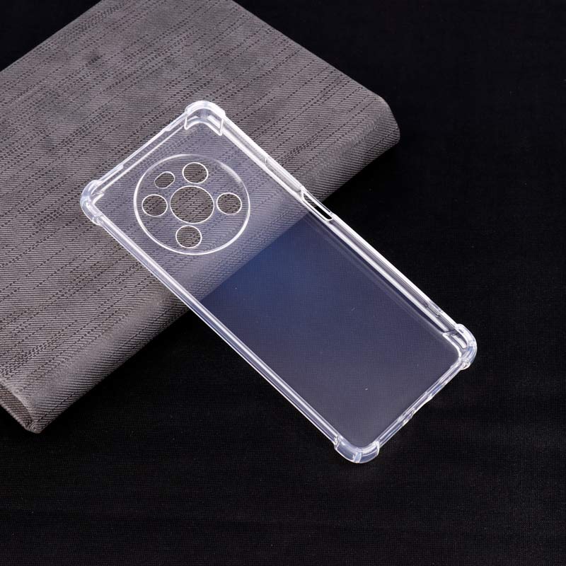 قاب ژله ای ضربه گیر بی رنگ محافظ لنزدار Honor X9