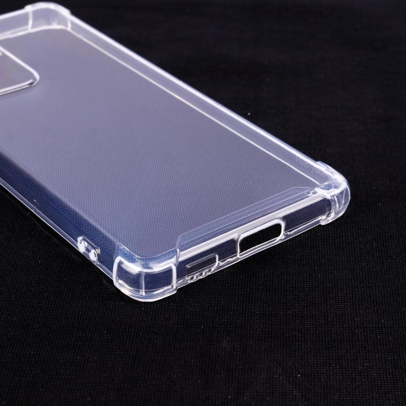 قاب ژله ای ضربه گیر بی رنگ محافظ لنزدار Samsung Galaxy S21 Ultra