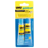 چسب دوقلو شفاف 15 میلی لیتر اوهو Quickset