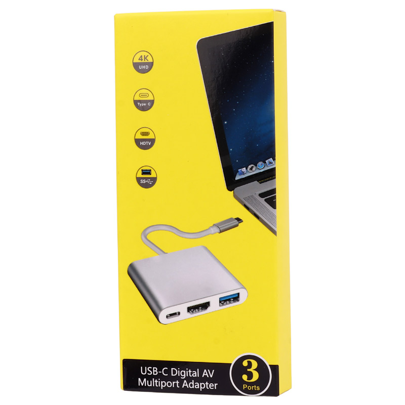 تبدیل V-Net Type-C to HDMI/USB3.0/Type-C
