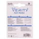 باتری دوتایی نیم قلمی Verity Super Alkaline LR03 1.5V AAA