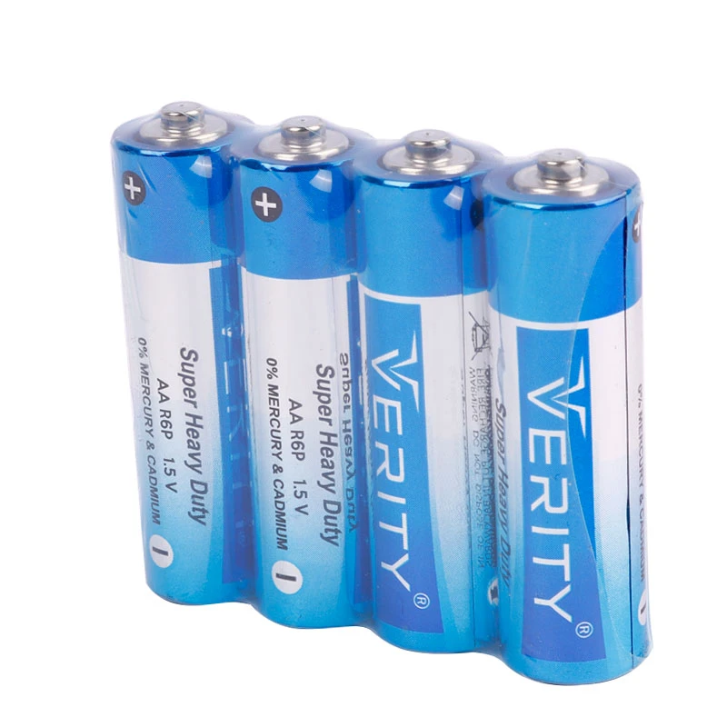 باتری چهارتایی قلمی وریتی Super Heavy Duty R6P شرینک