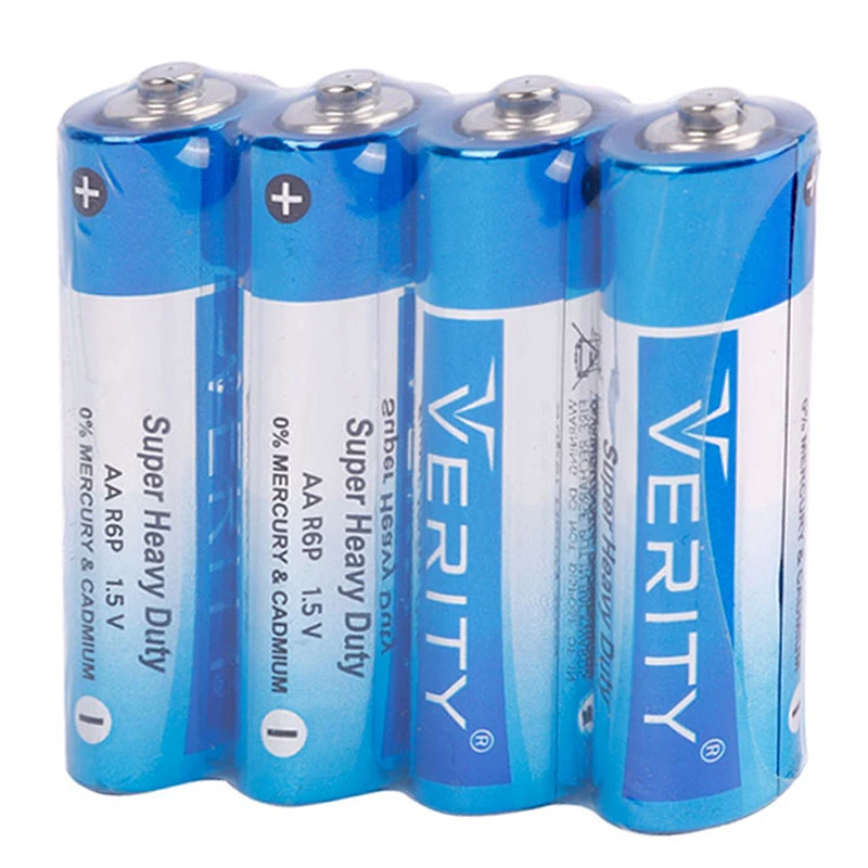 باتری چهارتایی قلمی وریتی Super Heavy Duty R6P شرینک