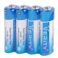 باتری چهارتایی قلمی وریتی Super Heavy Duty R6P شرینک