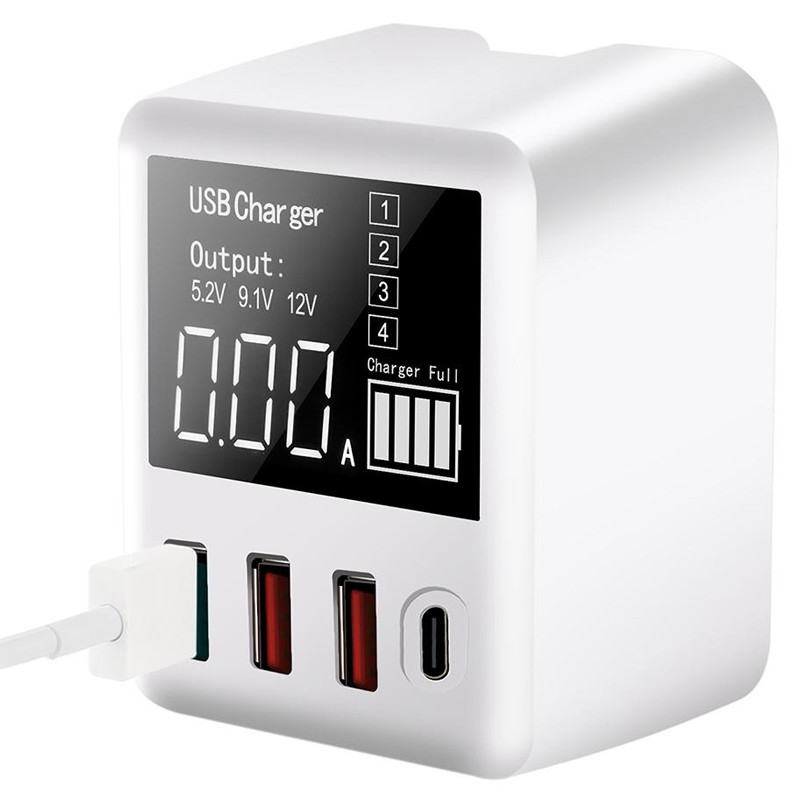 کلگی فست شارژ 4 پورت WLX-A9T 3.4A QC3.0 PD 40W