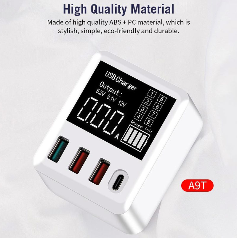 کلگی فست شارژ 4 پورت WLX-A9T 3.4A QC3.0 PD 40W
