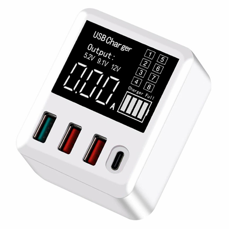 کلگی فست شارژ 4 پورت WLX-A9T 3.4A QC3.0 PD 40W