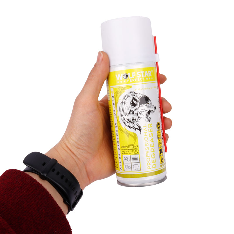 اسپری چرب کنتاکت شوی Wolf Star Professional Degreaser 200ml