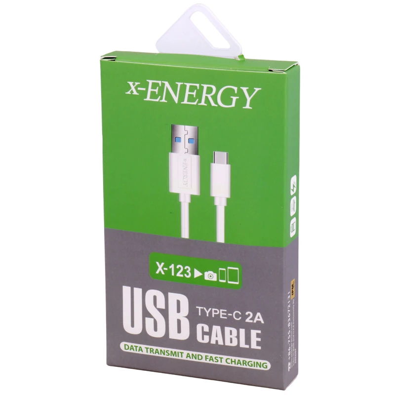 کابل تایپ سی فست شارژ 2 آمپر ایکس انرژی X-123 طول 2 متر