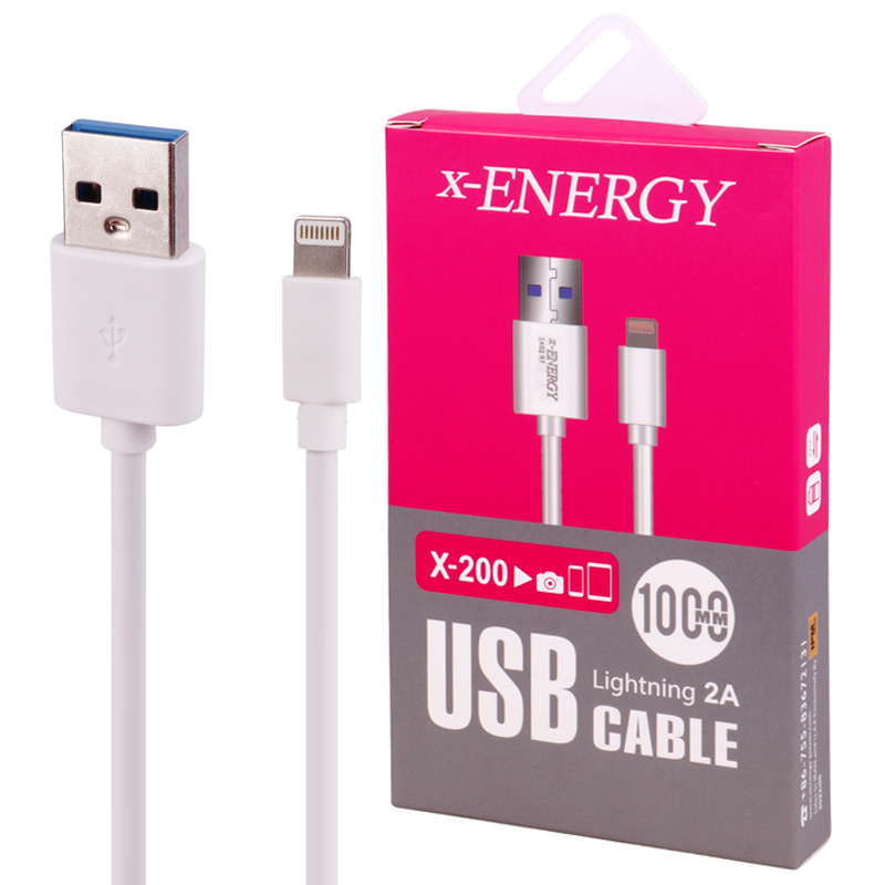 کابل آیفونی X-Energy X-200 2A 1m