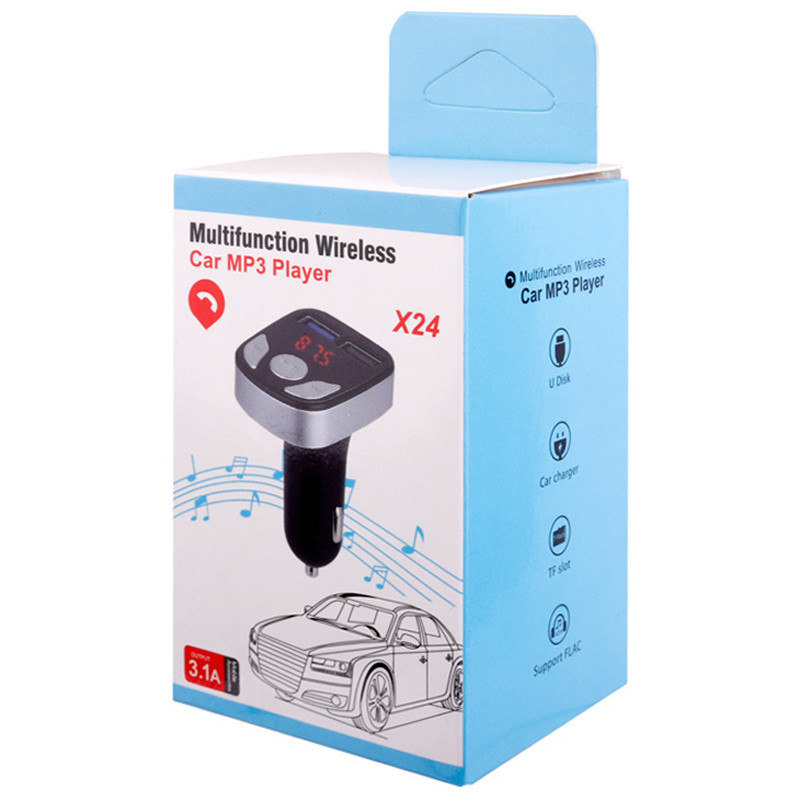 شارژر فندکی + FM Player بلوتوثی X24