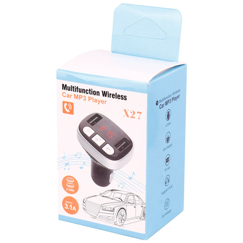 شارژر فندکی + FM Player بلوتوثی X27