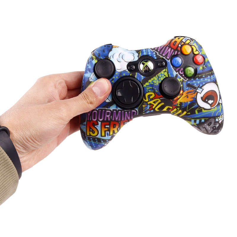 روکش دسته بازی Xbox 360 طرح اسکلت گرافیکی