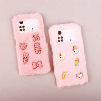 قاب شیائومی Poco M4 Pro فانتزی عروسکی پشمالو محافظ لنزدار