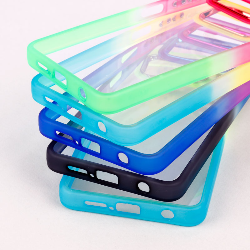 قاب PC شفاف متال ایرون دو رنگ Xiaomi Poco X3