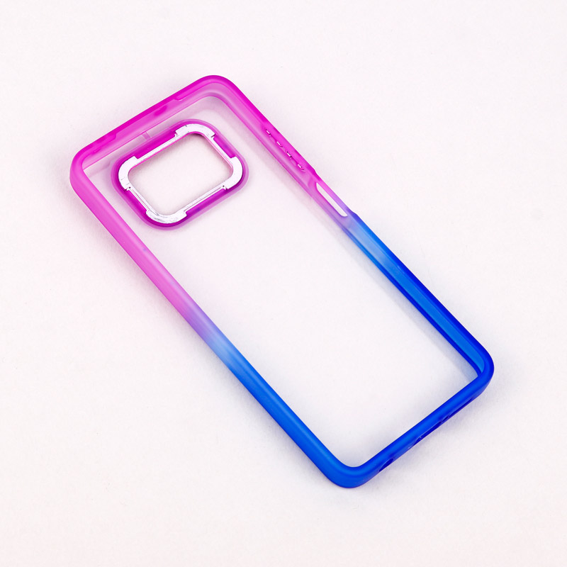 قاب PC شفاف متال ایرون دو رنگ Xiaomi Poco X3