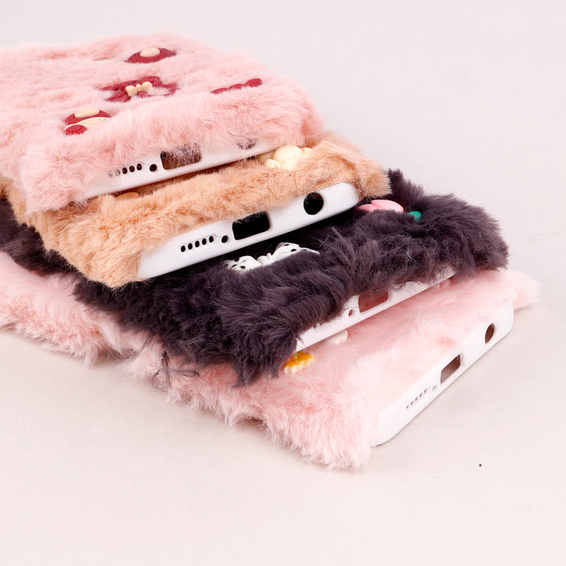 قاب فانتزی عروسکی پشمالو محافظ لنزدار Xiaomi Poco X3