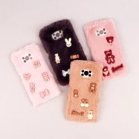 قاب فانتزی عروسکی پشمالو محافظ لنزدار Xiaomi Poco X3