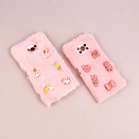 قاب شیائومی Poco X3 فانتزی عروسکی پشمالو محافظ لنزدار